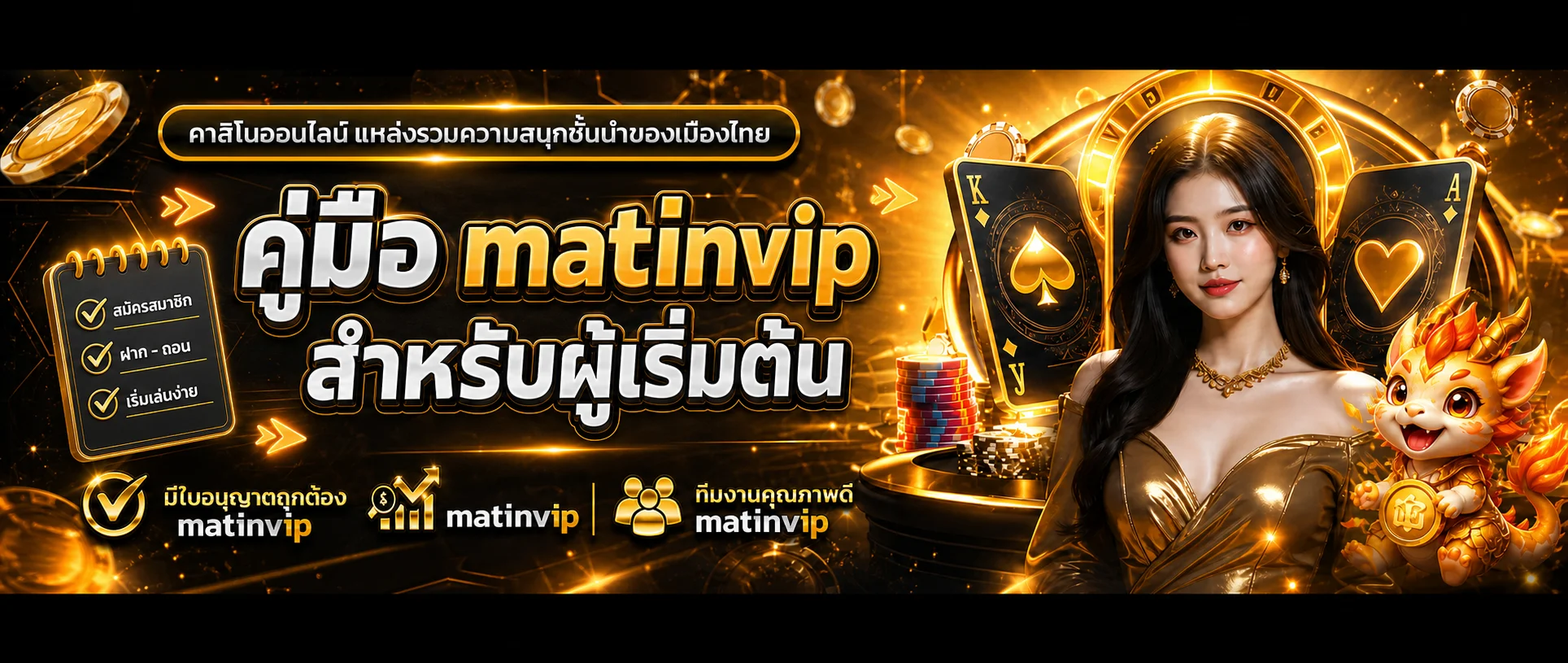 matinvip คู่มือผู้เริ่มต้น ทางเข้า สมัคร Login และสล็อต